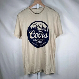 2/$30 Coors Beer Size Medium Adult T-shirt Short Sleeve